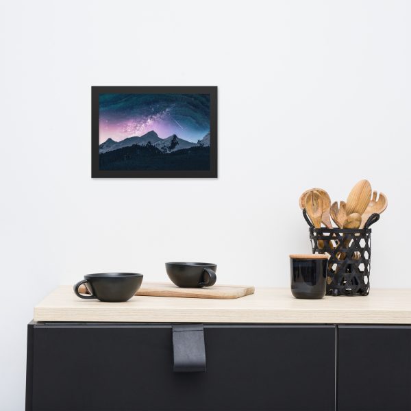 Starry Waves - Framed Matte Paper Poster (cm) - Image 2