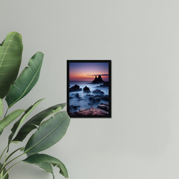 Misty Shores - Framed Matte Paper Poster (in) - Image 2