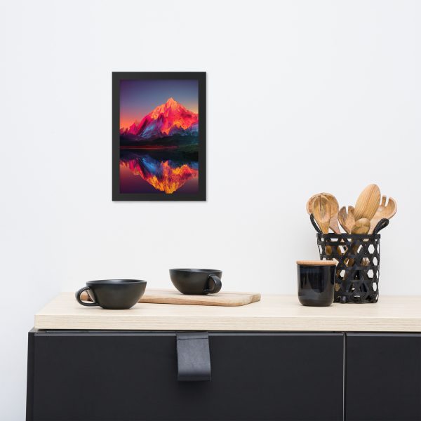Empyrean Peak -  Framed Matte Paper Poster (cm) - Image 2