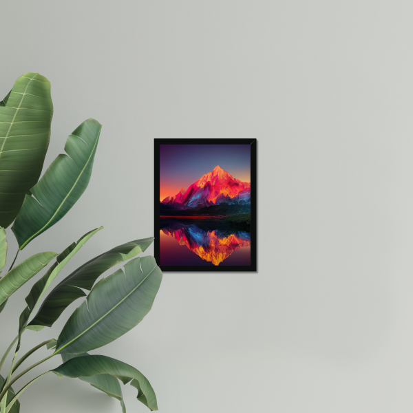 Empyrean Peak - Framed Matte Paper Poster (in) - Image 2