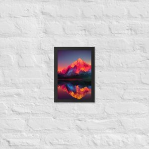 Empyrean Peak -  Framed Matte Paper Poster (cm)