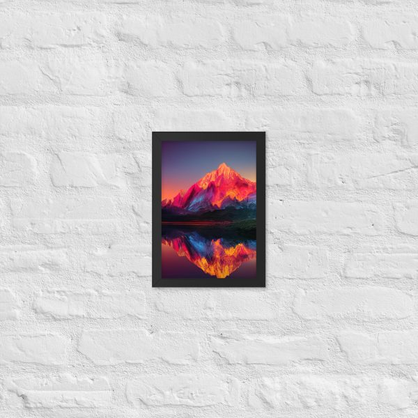 Empyrean Peak -  Framed Matte Paper Poster (cm)