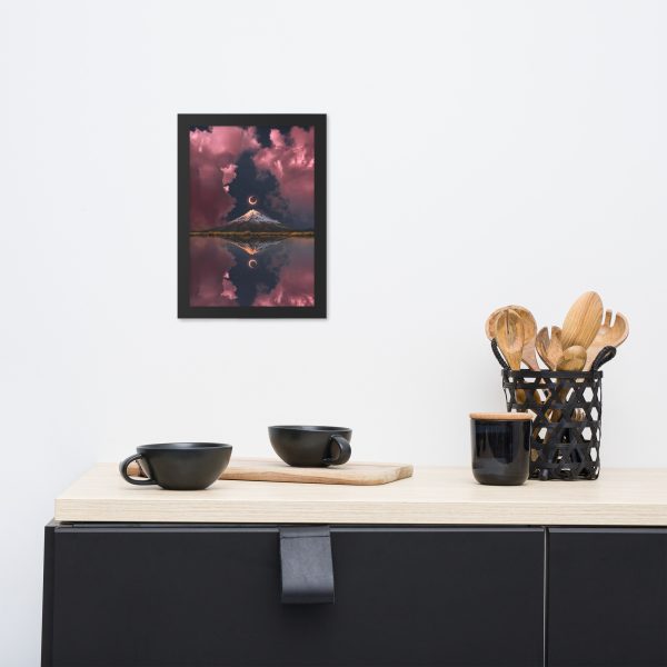 Moon's Echo - Framed Matte Paper Poster (cm) - Image 2