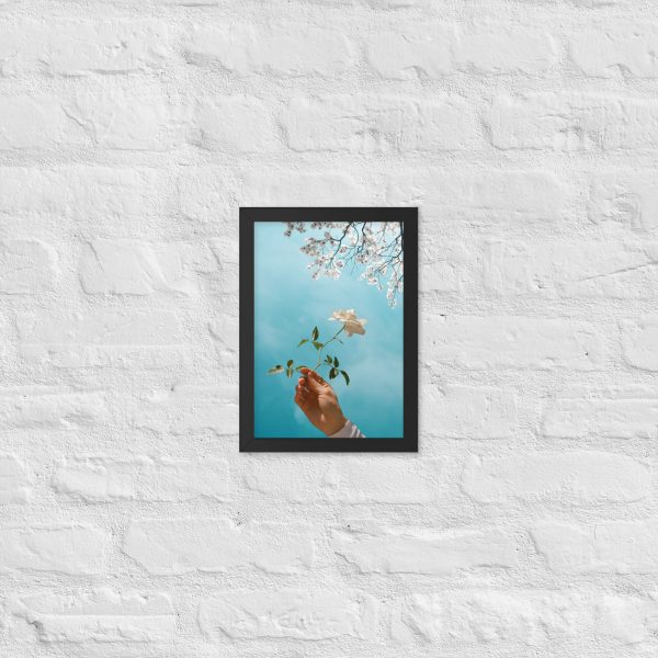 Silent Blossom - Framed Matte Paper Poster (cm)