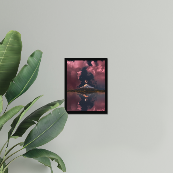 Moon's Echo - Framed Matte Paper Poster (in) - Image 2
