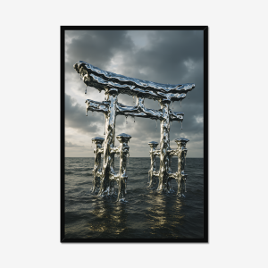 Mercury Veil - Framed Glossy Paper Poster (in)