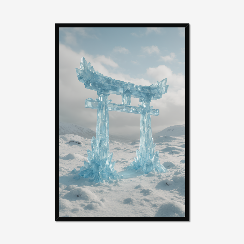 Frost Monolith - Framed Matte Paper Poster (in)